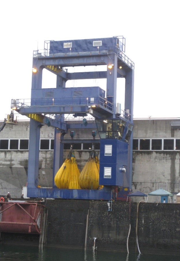 Bonneville 2nd Powerhouse Intake Gantry Crane Rehab, 2013