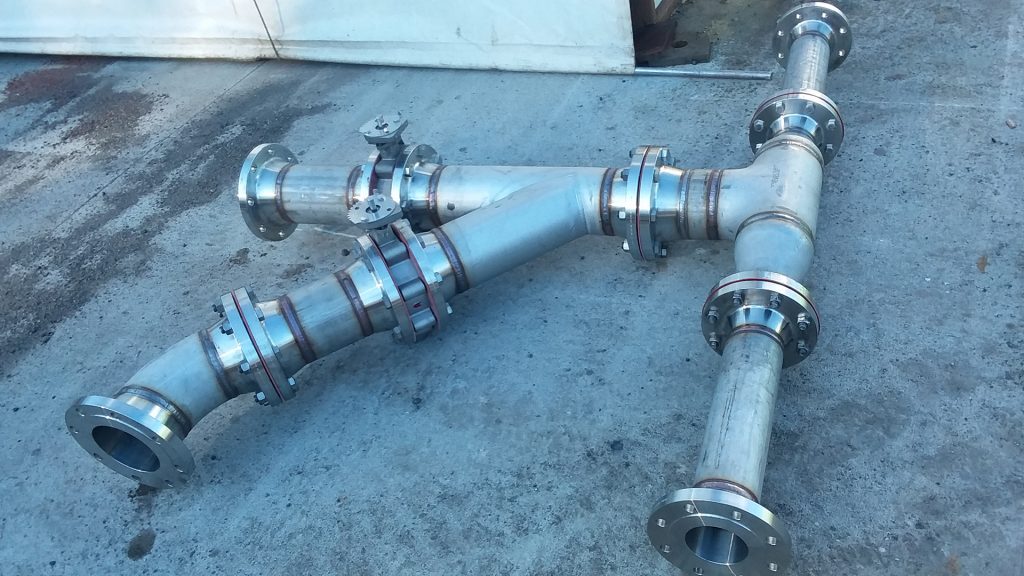 SF Stainless steel pipe fab